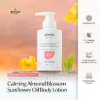 Grasse Natural Calming Almond Blossom Sunflower Oil Body Lotion