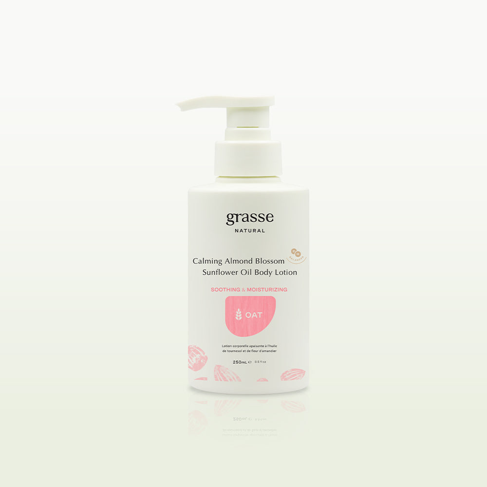 Grasse Natural Calming Almond Blossom Sunflower Oil Body Lotion