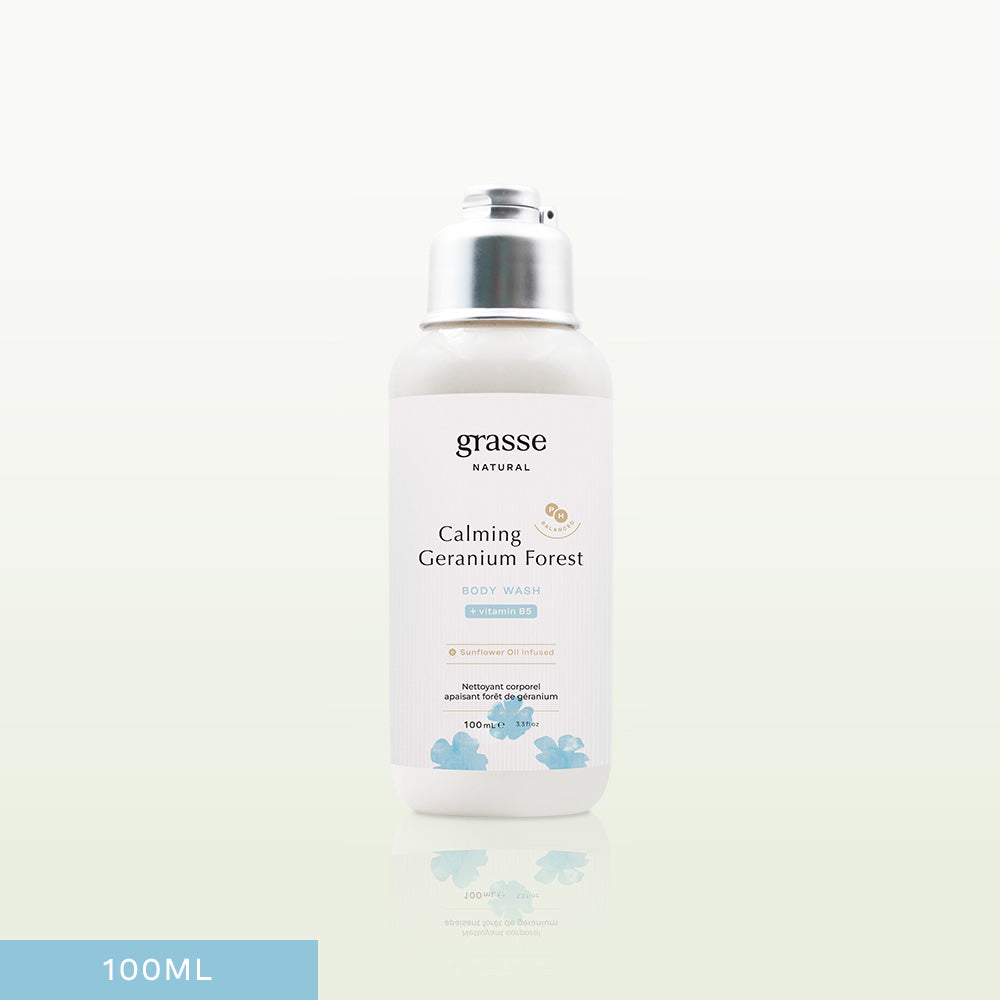 Grasse Natural Calming Geranium Forest - Sunflower Oil Body wash