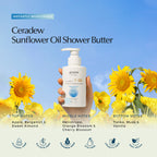 Grasse Natural Ceradew Sunflower Oil Shower Butter