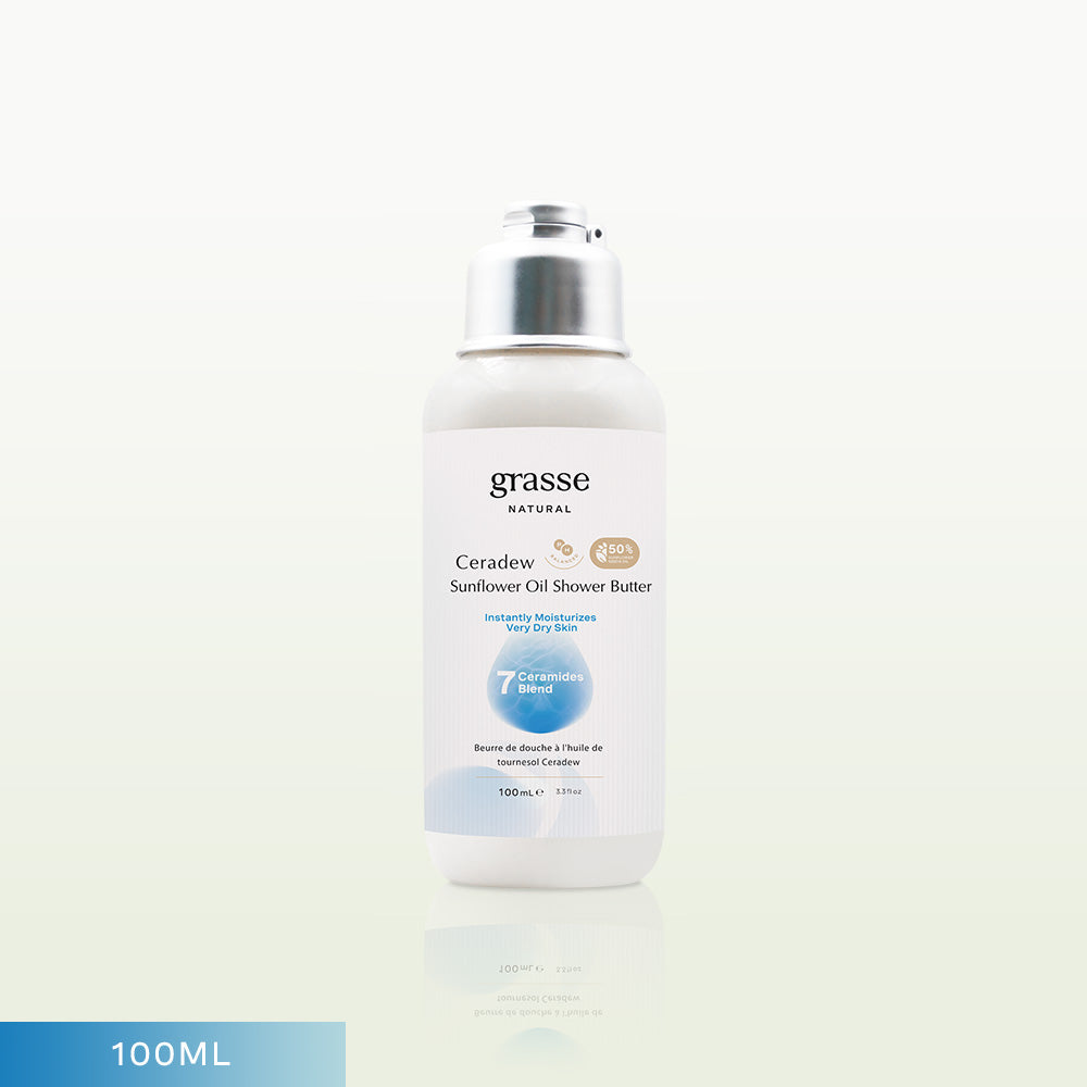 Grasse Natural Ceradew Sunflower Oil Shower Butter