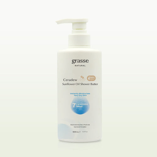 Grasse Natural Ceradew Sunflower Oil Shower Butter