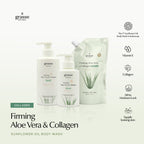 Grasse Natural Firming Aloe Vera and Collagen - Sunflower Oil Body Wash