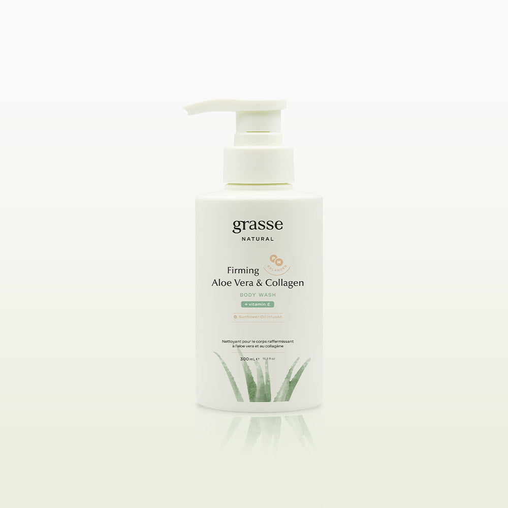 Grasse Natural Firming Aloe Vera and Collagen - Sunflower Oil Body Wash