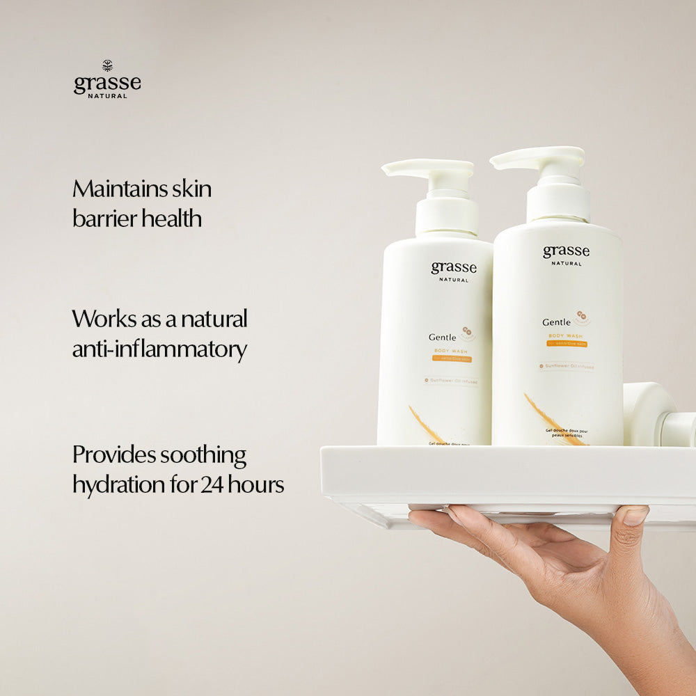 Grasse Natural Gentle Hypoallergenic Body Wash for Senstive Skin