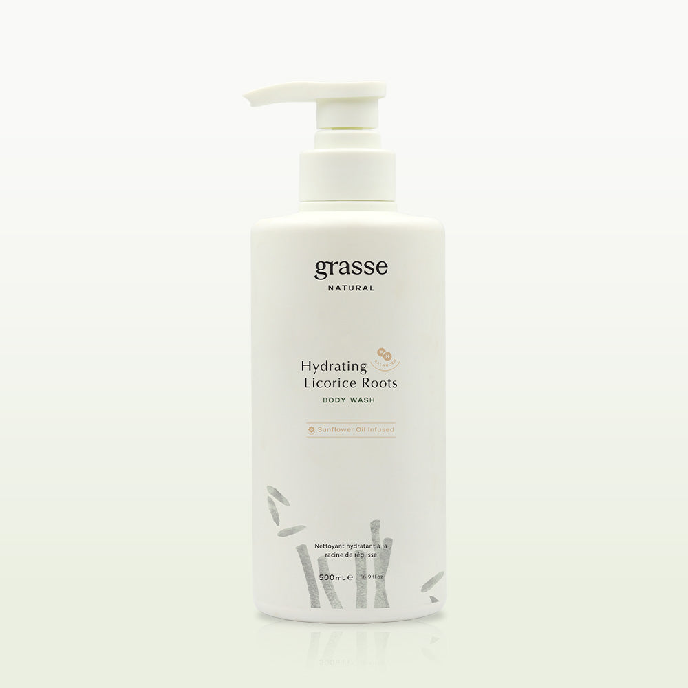 Grasse Natural Hydrating Licorice Root - Sunflower Oil Body Wash