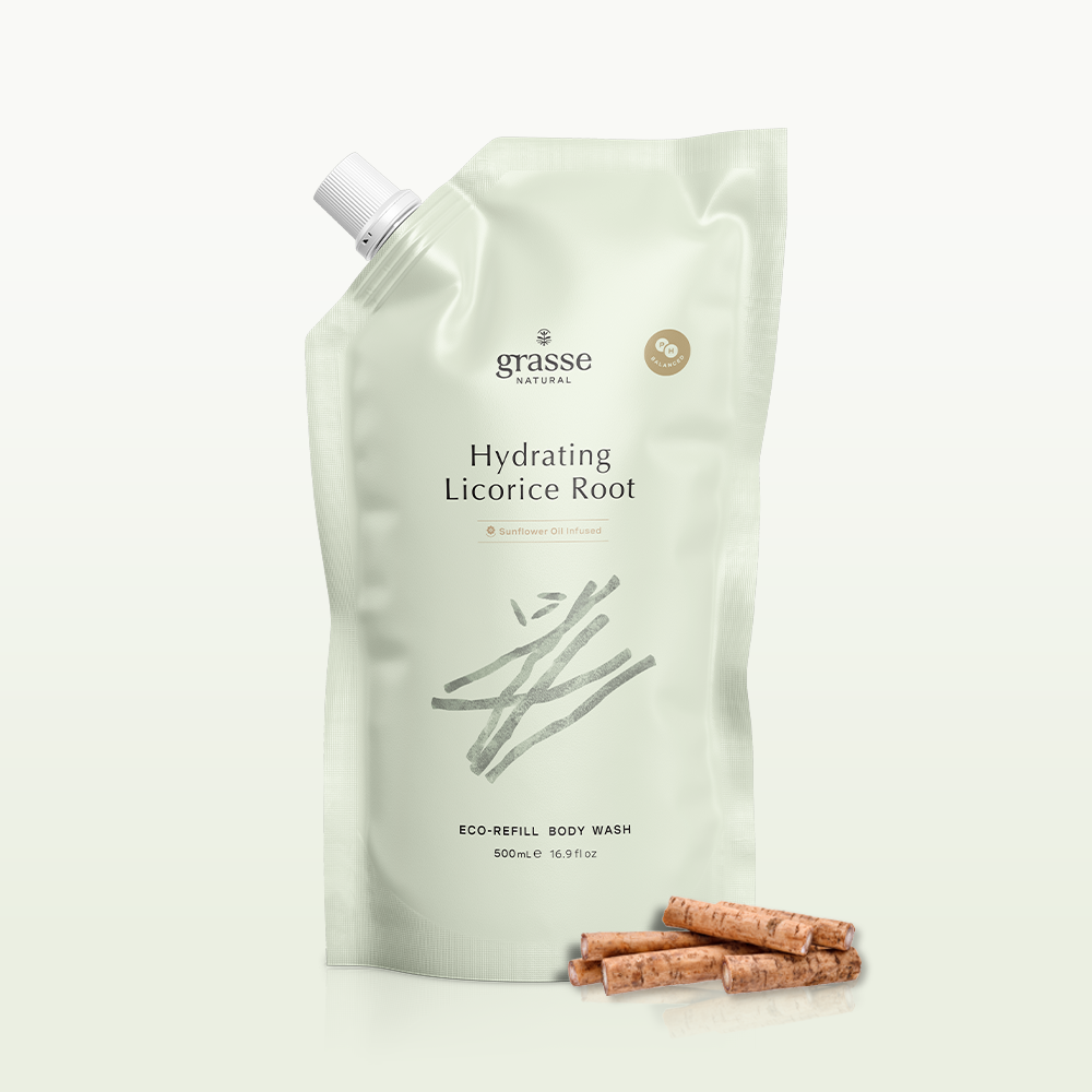 Grasse Natural Hydrating Licorice Root - Sunflower Oil Body Wash