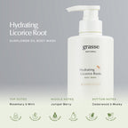 Grasse Natural Hydrating Licorice Root - Sunflower Oil Body Wash