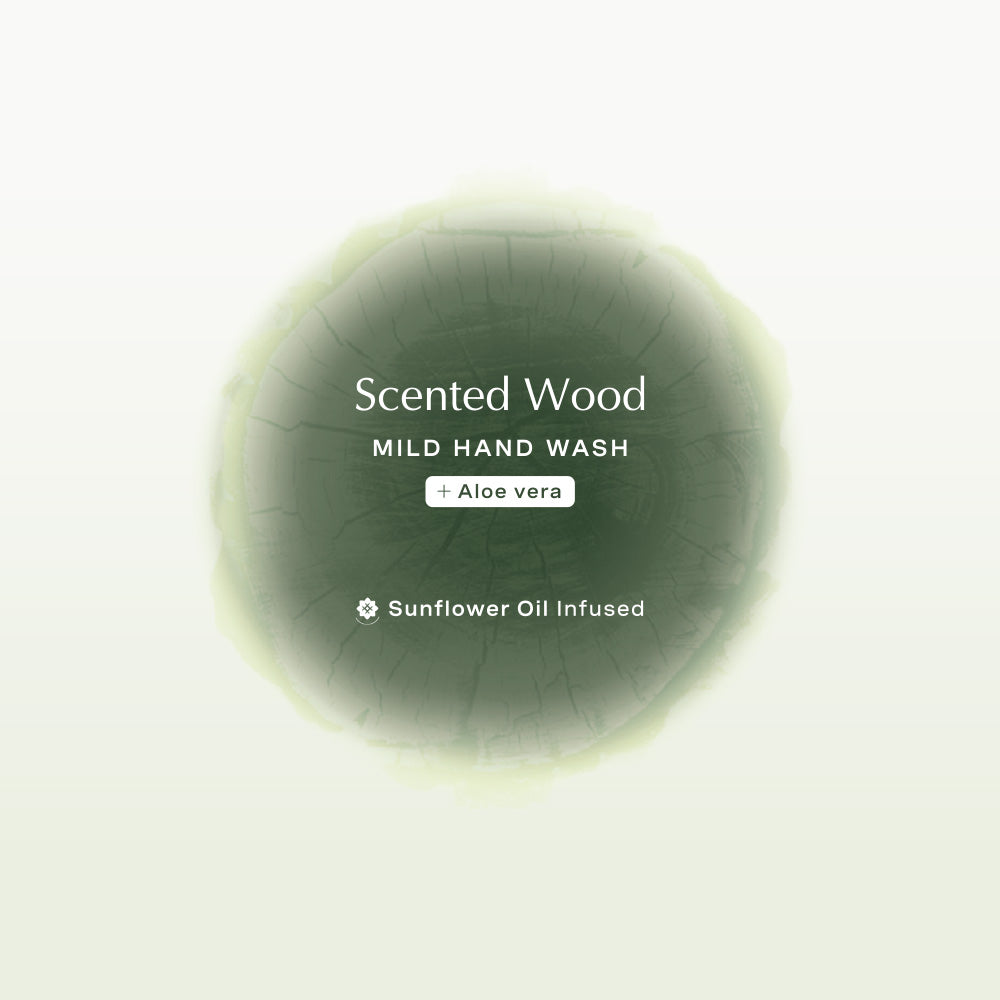 Grasse Natural Scented Wood Mild Hand wash - Sunflower Oil Infused