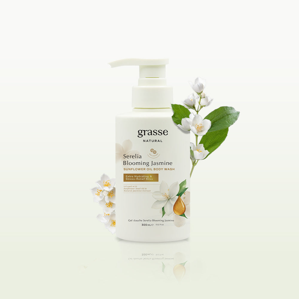 Grasse Natural Serelia Blooming Jasmine Body Wash