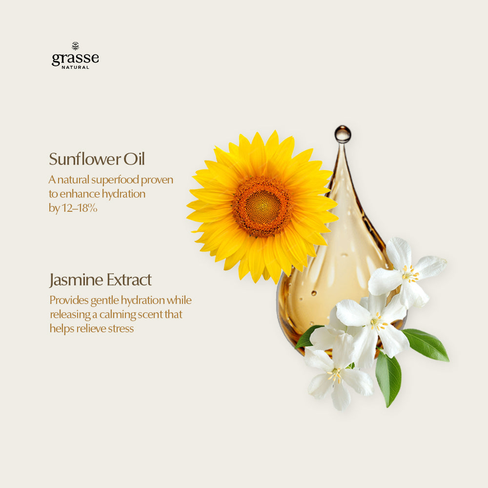 Grasse Natural Serelia Blooming Jasmine Body Wash