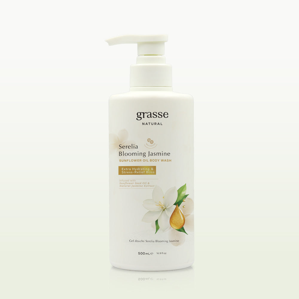Grasse Natural Serelia Blooming Jasmine Body Wash