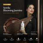 Grasse Natural Serelia Blooming Jasmine Body Wash