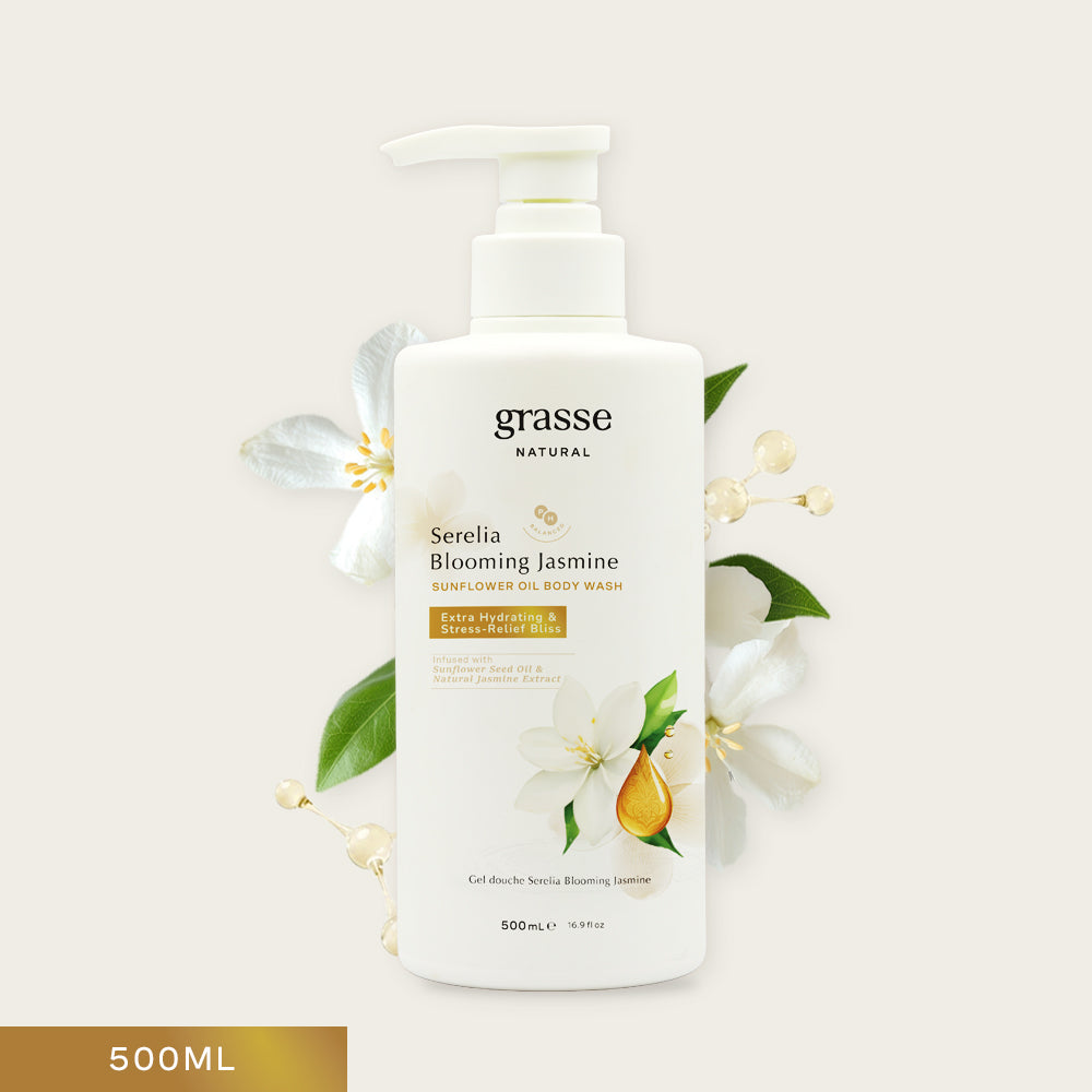 Grasse Natural Serelia Blooming Jasmine Body Wash