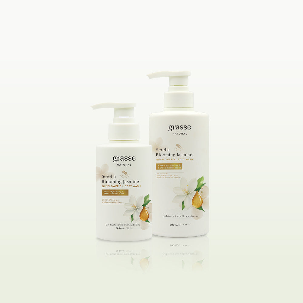 Grasse Natural Serelia Blooming Jasmine Body Wash