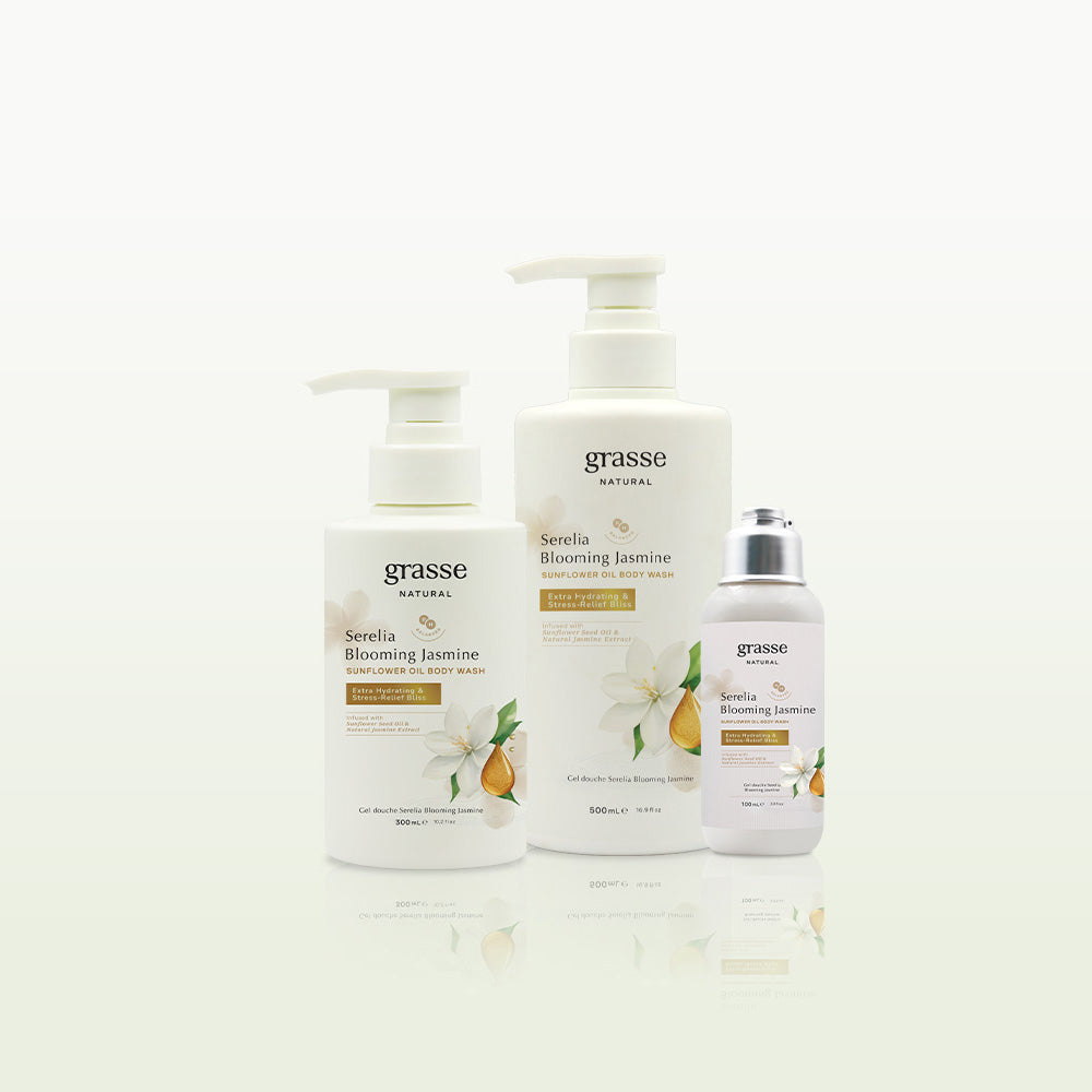 Grasse Natural Serelia Blooming Jasmine Body Wash