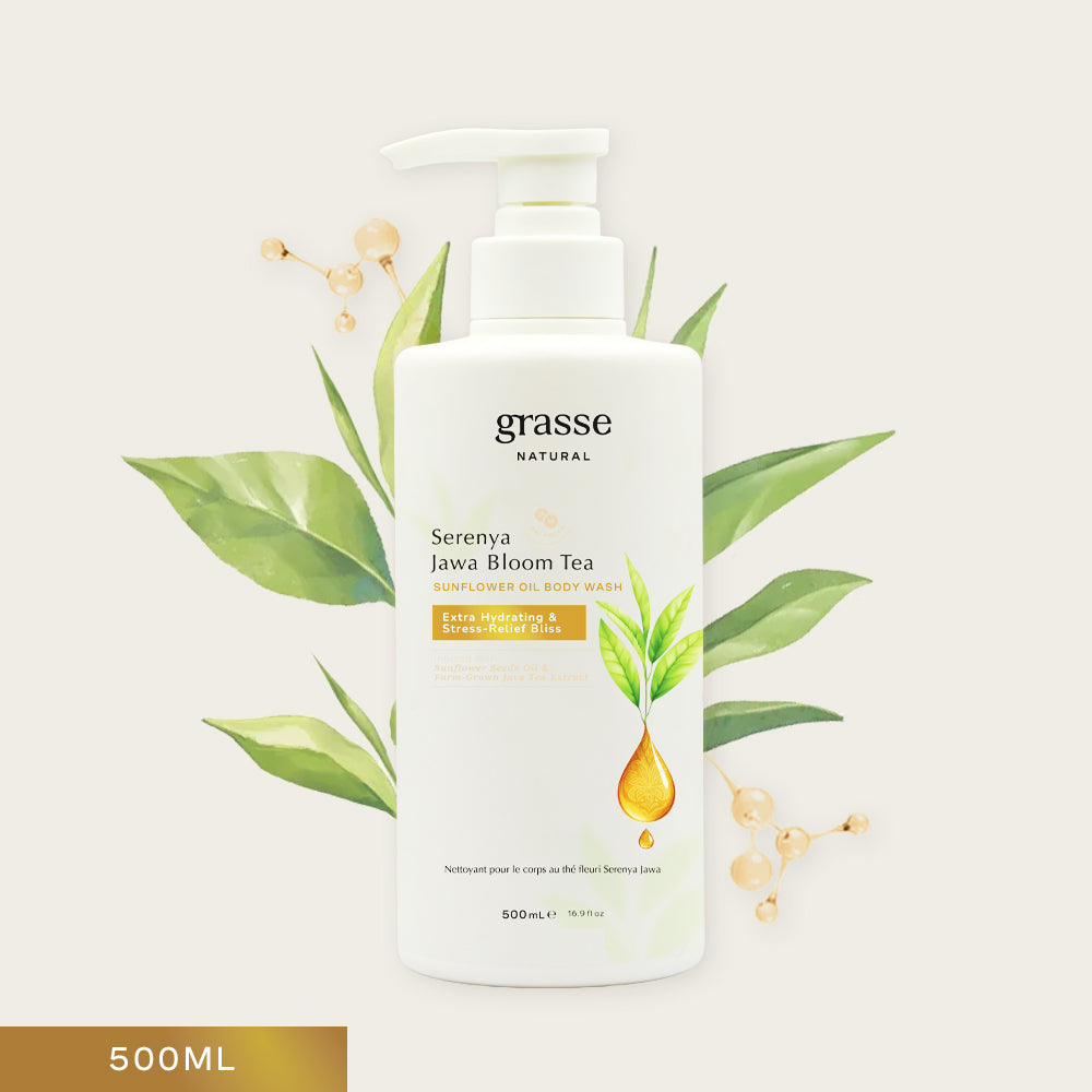 Grasse Natural Serenya Jawa Bloom Tea Body Wash