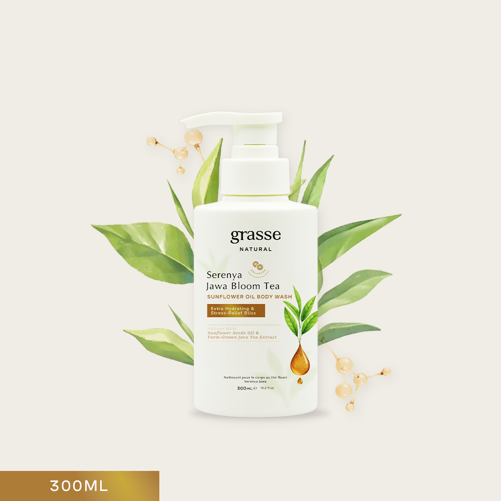 Grasse Natural Serenya Jawa Bloom Tea Body Wash